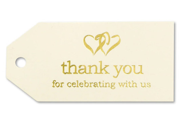 thank you for celebrating with us favor cards