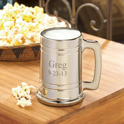 Personalized Husband Metal Anniversary Beer Mug