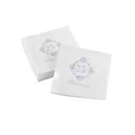 Silver Anniversary Napkins