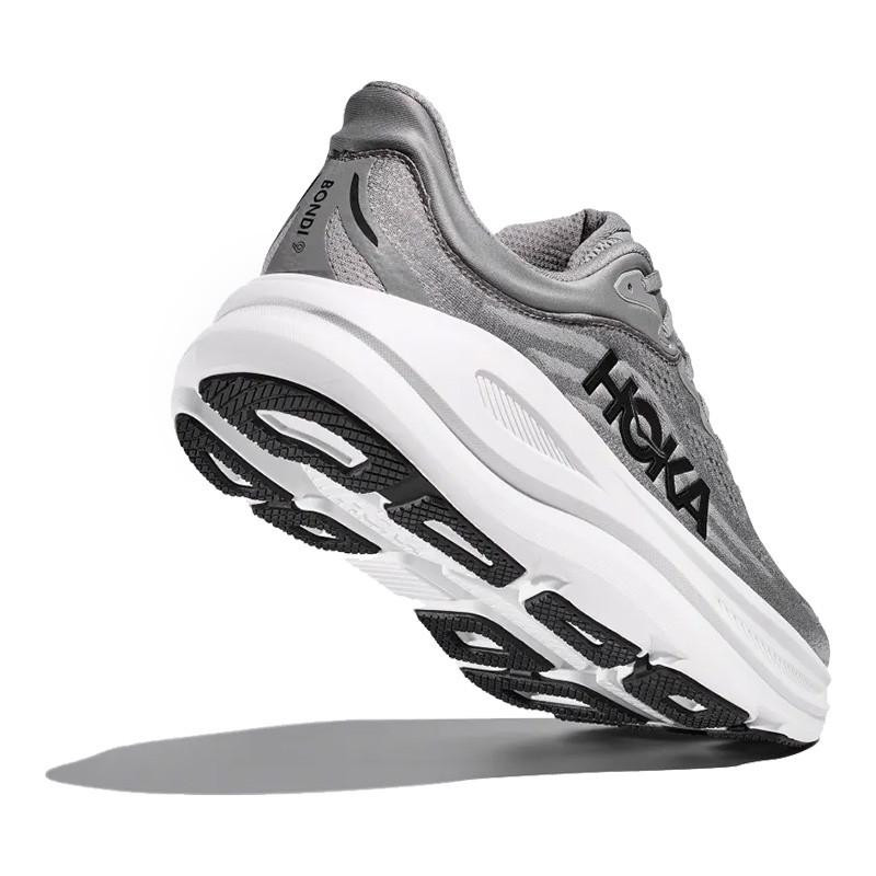 HOKA BONDI 9 スニーカー グレー　美品 Hoka Bondi 9 Men's Running Shoes