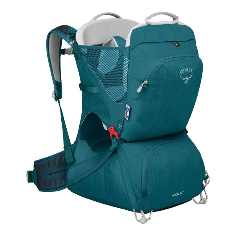 osprey backpack kid carrier - Poco LT Child A fully framed and padded cockpit surrounds the adjustable Double Halo harness and child seat for safety Osprey Poco Child Carrier Black