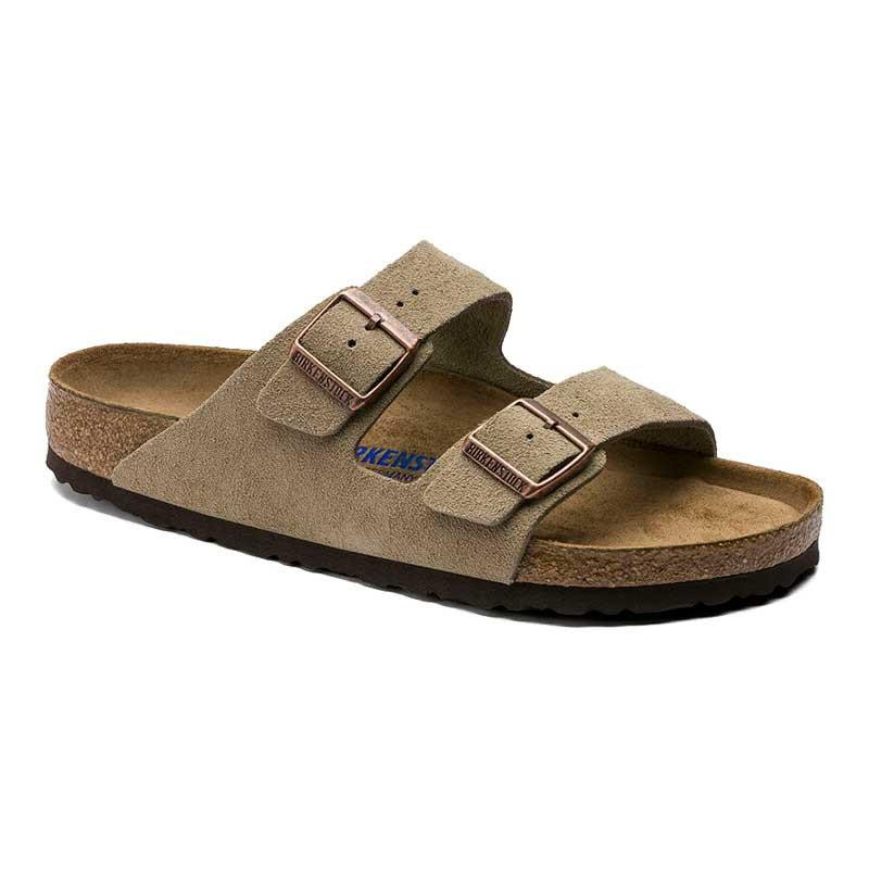 Birkenstock Arizona Suede Soft Footbed Sandals