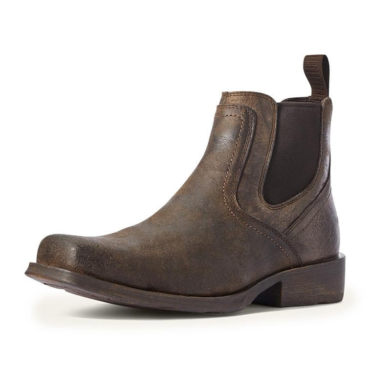 Ariat Men\'s 11.5 D Midtown Rambler Chelsea Ankle Boot Brown Leather Square Toe Ariat Men main image 4