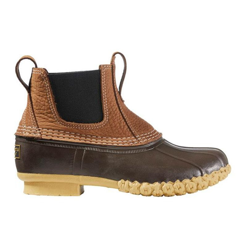 LL BEAN Traverse Insulated Trail Boots Slip On Brown Leather Chelsea Size 9 M LL BEAN Traverse Insulated Trail Boots Slip On Brown Leather  main image 4