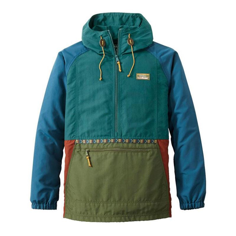 L.L.Bean Men's Mountain Classic Anorak Multi Color