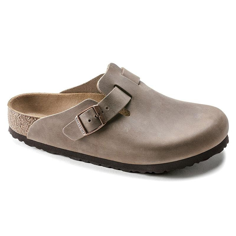 Birkenstock Boston Oiled Leather Soft Footbed Clogs