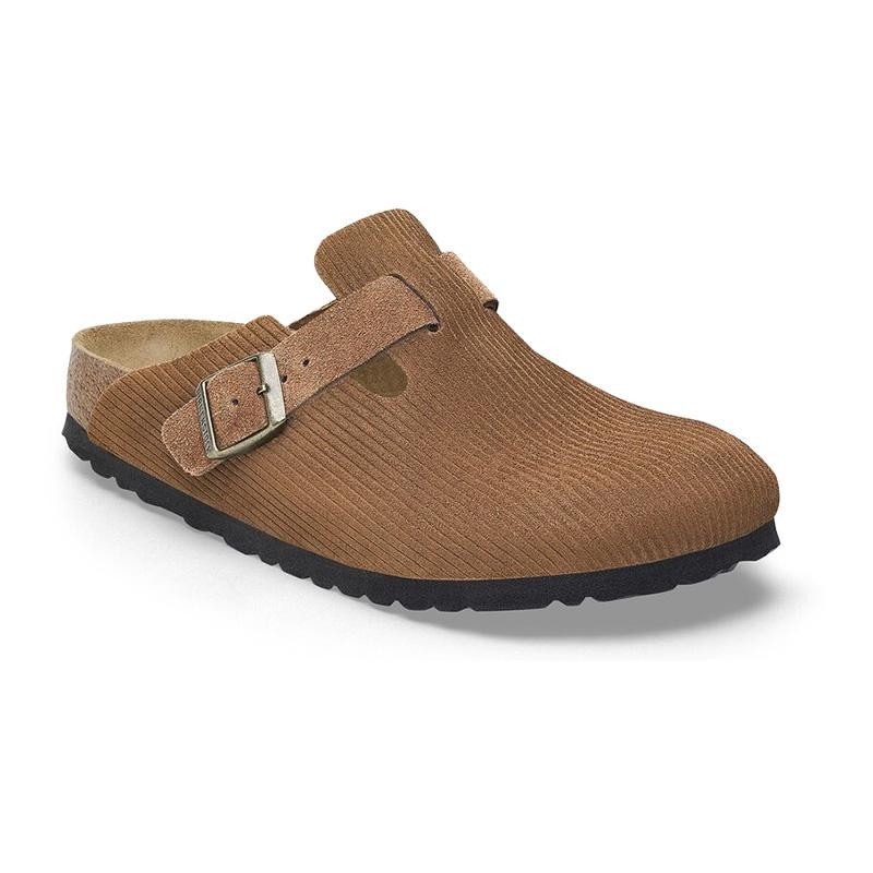BIRKENSTOCK Boston Corduroy サンダル Birkenstock Boston Corduroy Suede Classic Footbed Clogs