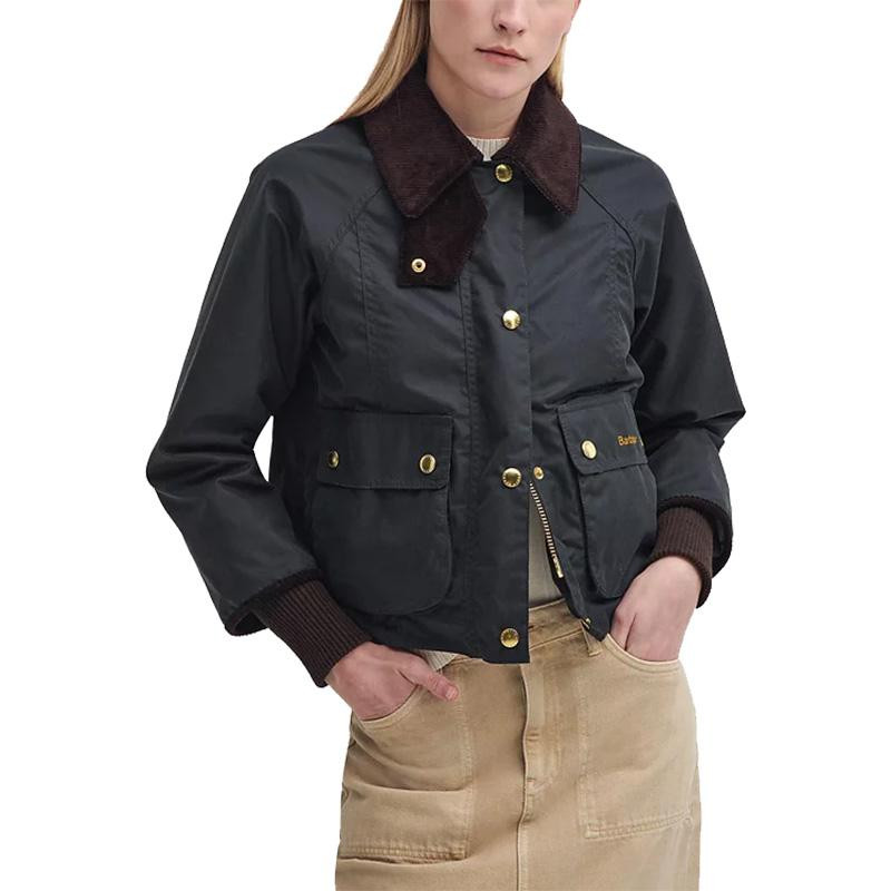 Barbour Women's Cropped Beadnell Wax Jacket