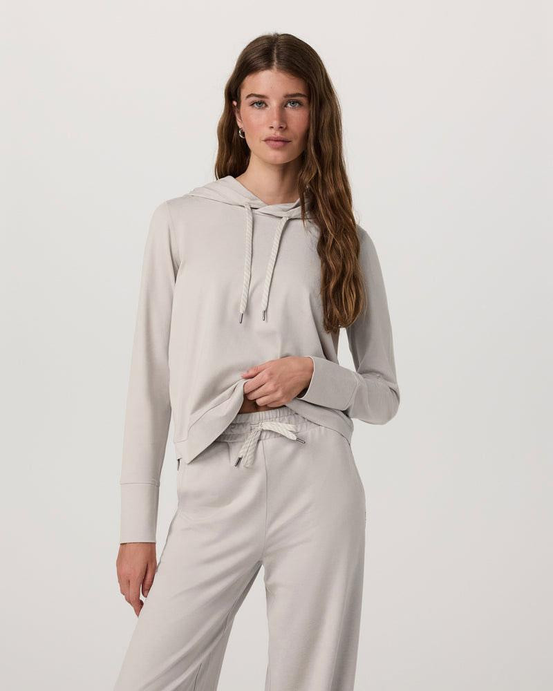 vuori long sleeve halo essential dress Vuori Women's Long Sleeve Halo Essential Dress HBK Black Heather / Xs