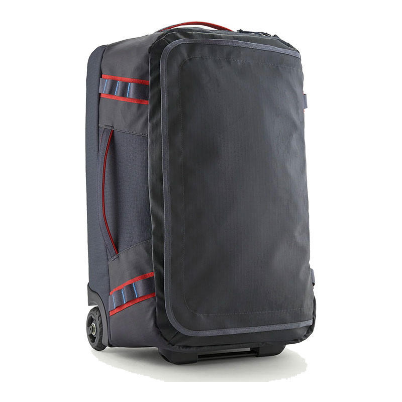 patagonia black hole wheeled duffel 40l sale 40 Liter Smolder Blue while multiple carrying options Patagonia Black Hole Wheeled Duffel