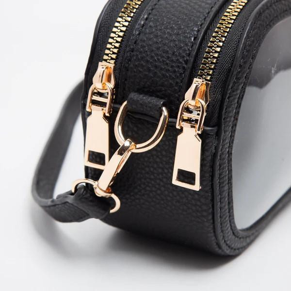  Clear Game Day Stadium Oval Crossbody Bag 
