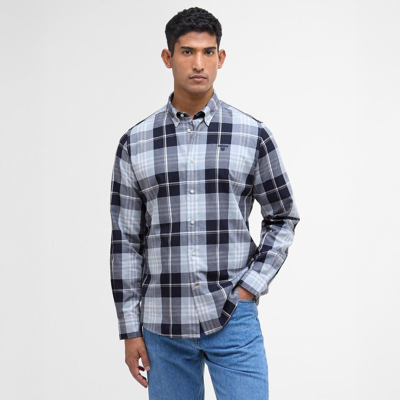  Barbour Men's Edgar Tailored Checked Shirt 