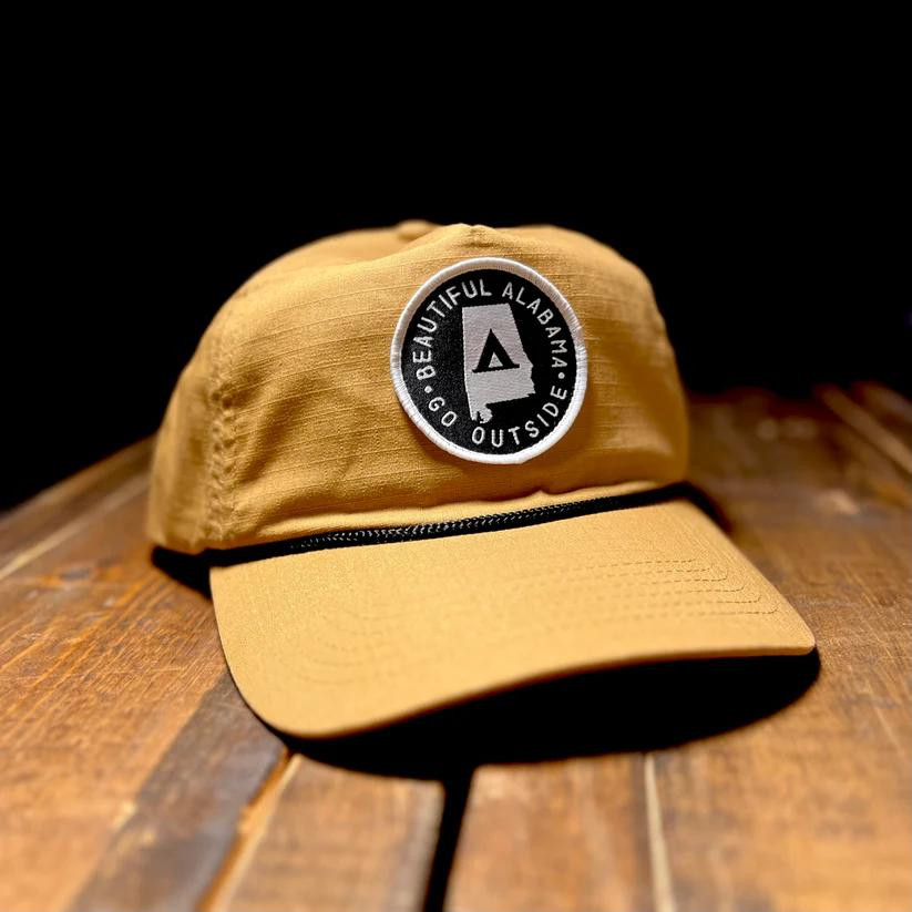  Birmingham Hat Co. Beautiful Alabama Camping Ripstop Rope Cap 