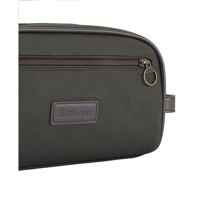  Barbour Wax Washbag 