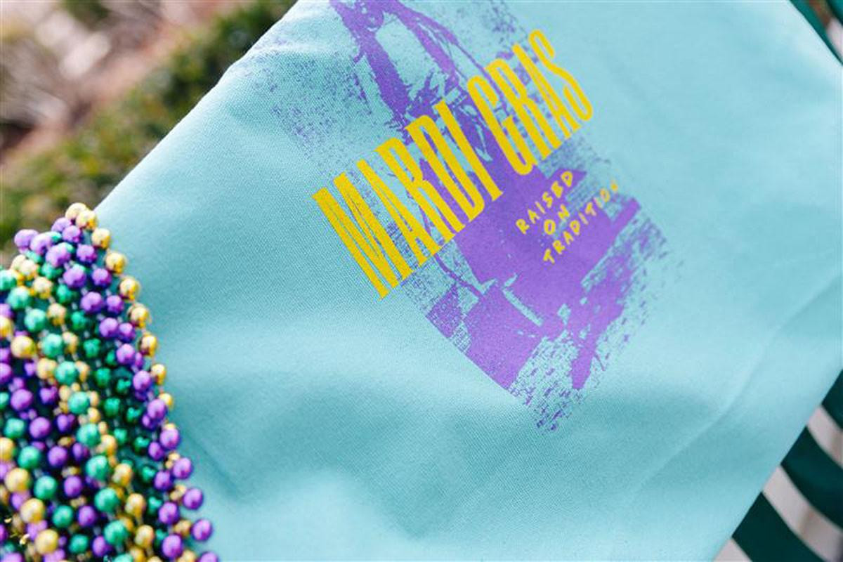  Alabama Outdoors Mardi Gras Tote Bag 