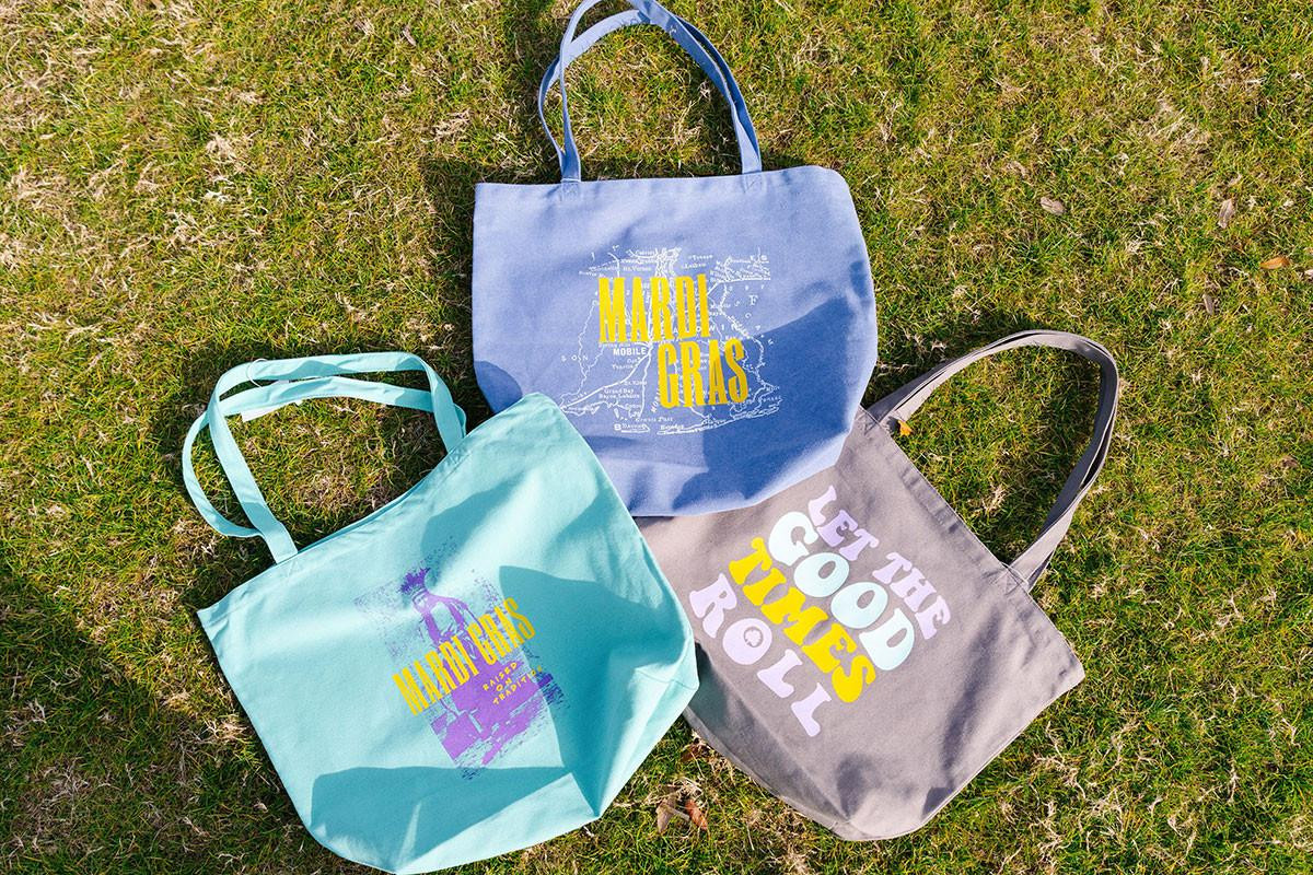  Alabama Outdoors Mardi Gras Tote Bag 