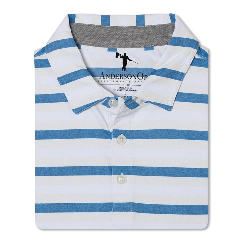  Anderson Ord Men's Multi Stripe Polo 