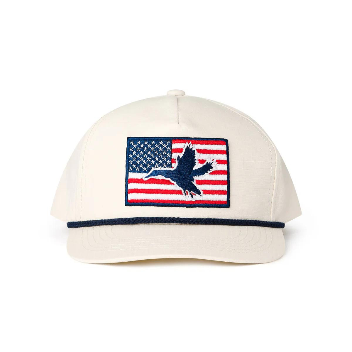  Burlebo American Flag Duck Cap 
