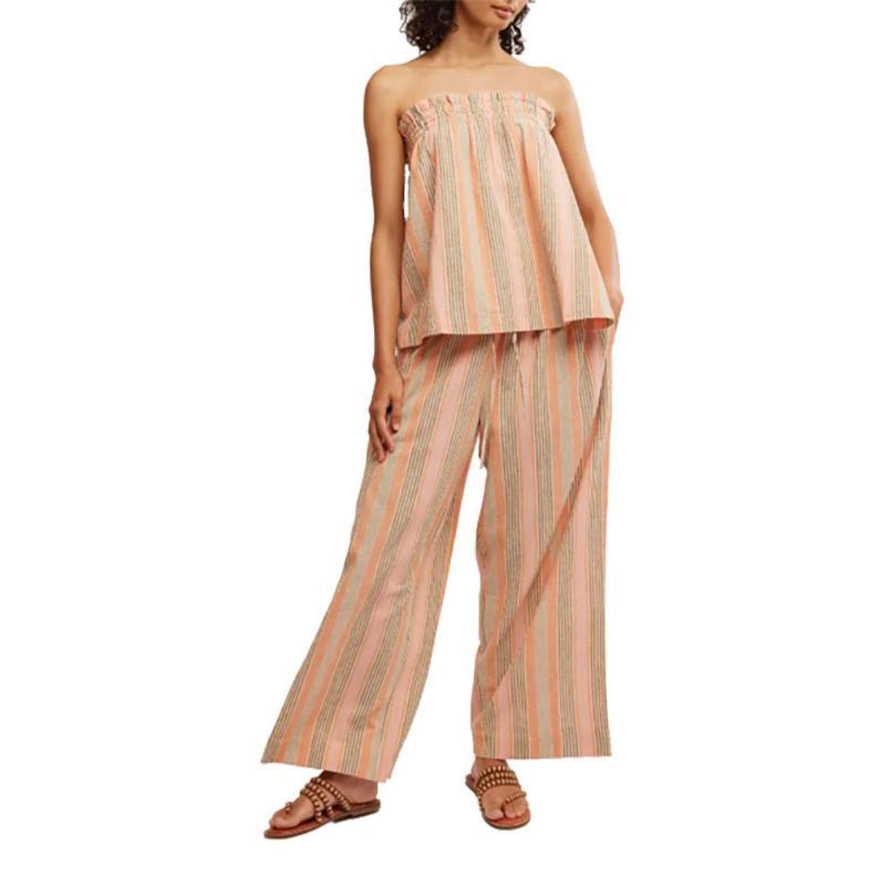 Free People ★ free-est ★ Corfu Striped Cotton-Linen Set Corfu Striped Cotton-Linen Set | Free People