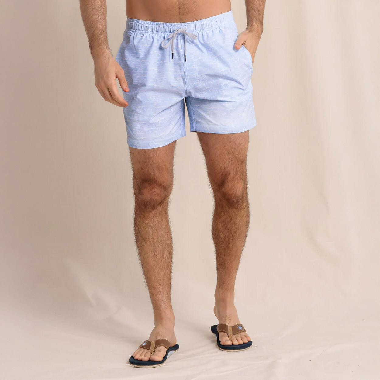  Southern Tide Men's Get In Shipshape Swim Trunk 