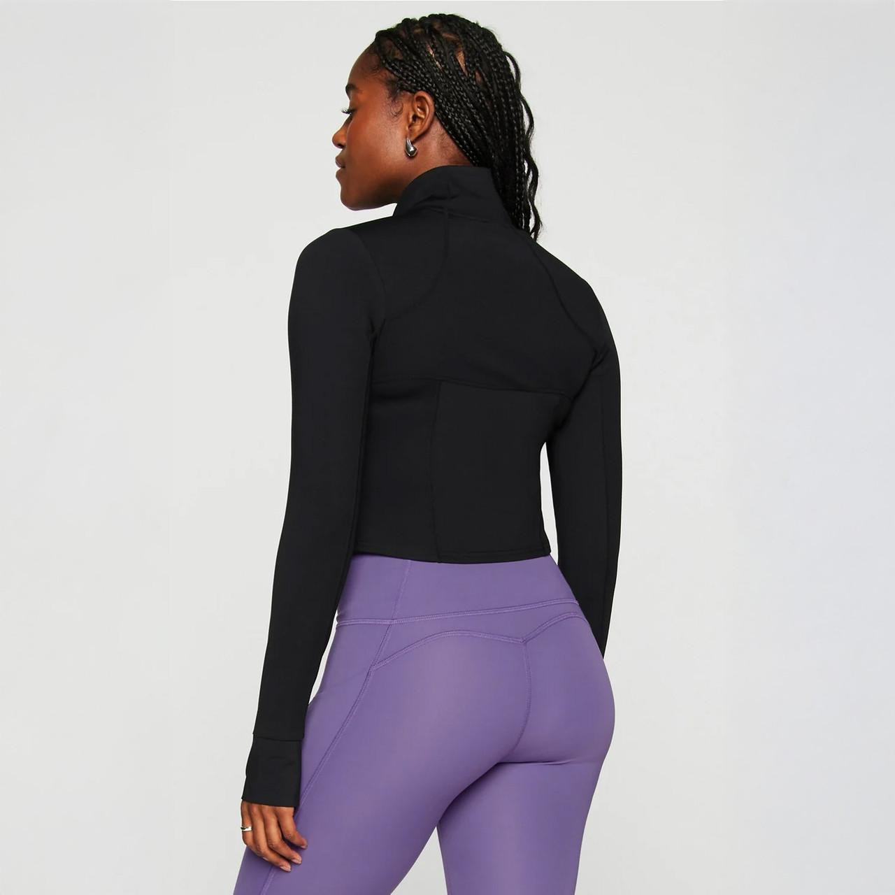  Fabletics Women's Perfect Storm Cropped Jacket 