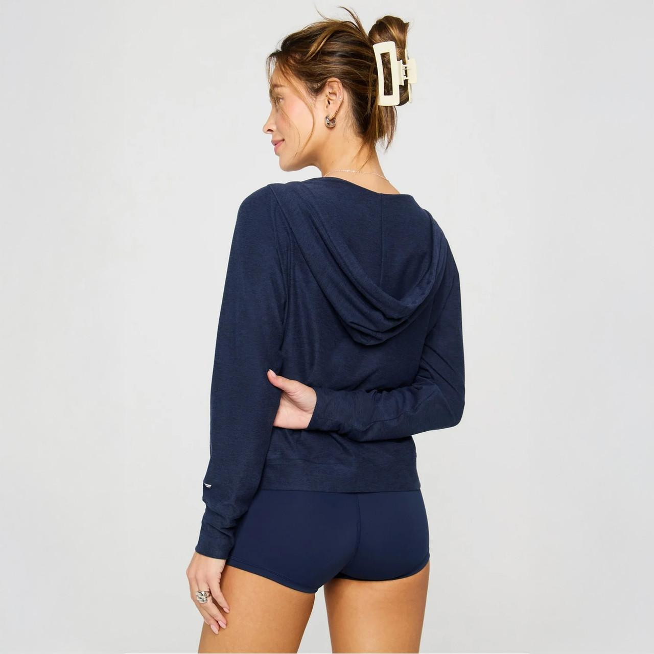  Fabletics Women's Cloud Jersey Full Zip Hoodie 