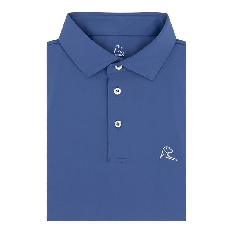  Rhoback Men's Short Sleeve Solid Performance Polo 