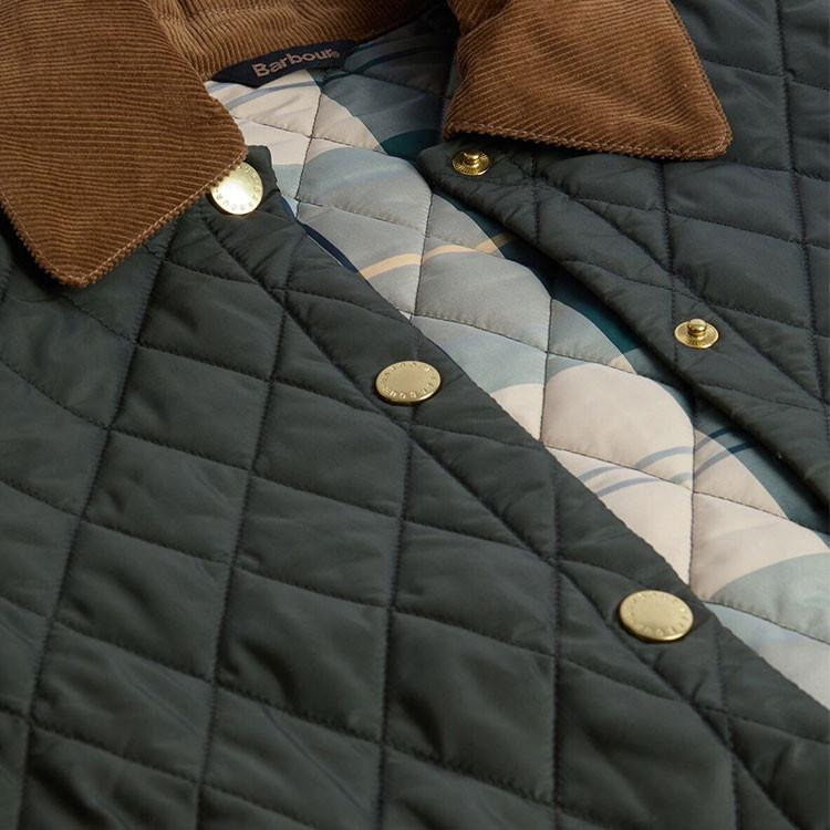 Barbour Women's Icons Cropped Liddesdale Quilted