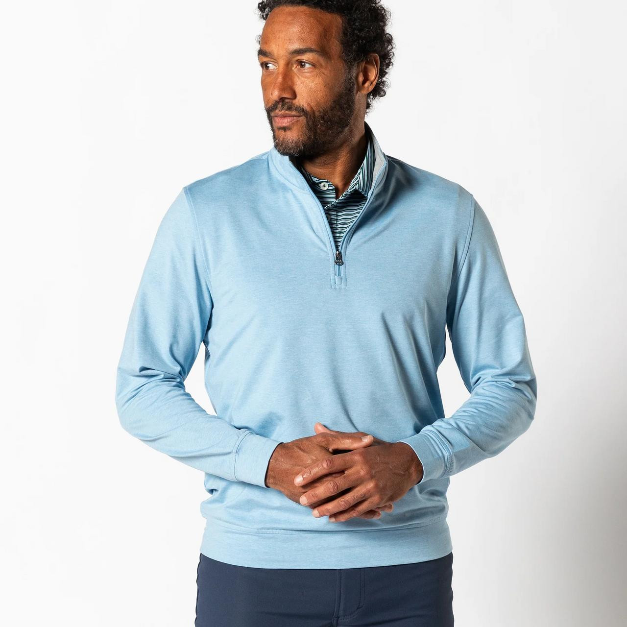  Duck Head Men's Long Drive Performance 1/4 Zip Pullover 