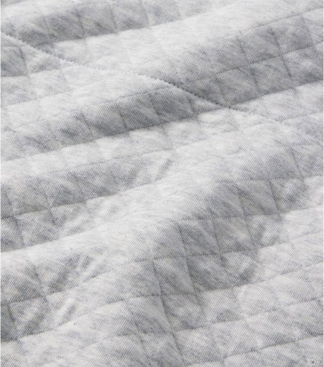  L.L.Bean Women's Quilted Sweatshirt 1/4 Zip Pullover 