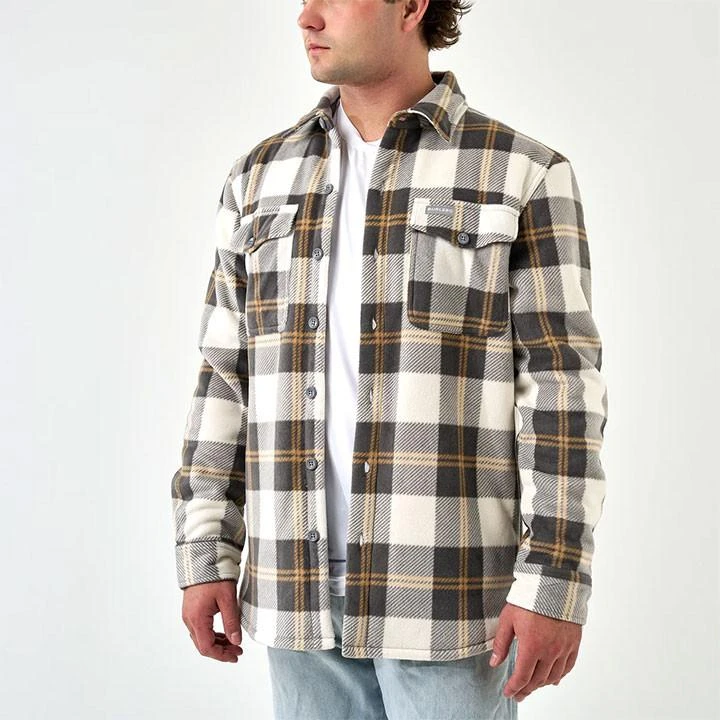  Burlebo Men's Plaid Shacket 