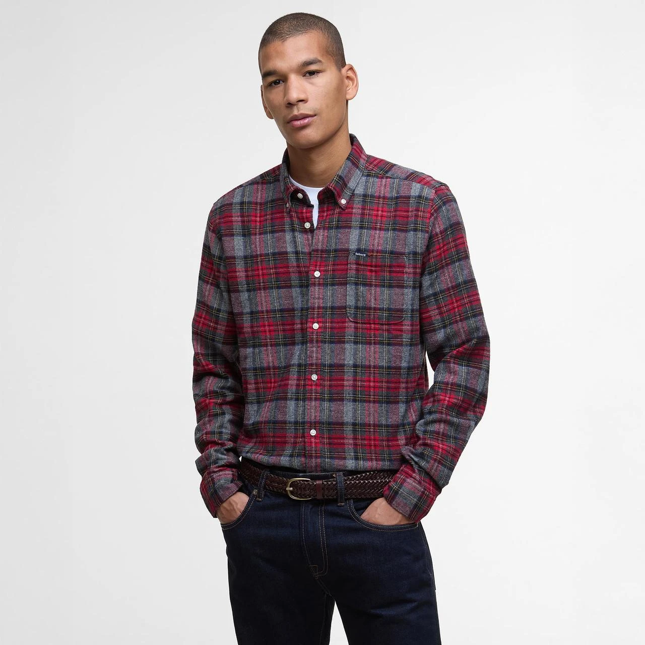  Barbour Men's Ashroad Tailored Checked Shirt 