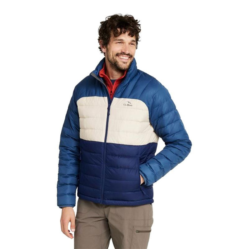 L.L.Bean L.L. Bean Men's Down Jacket Colorblock 