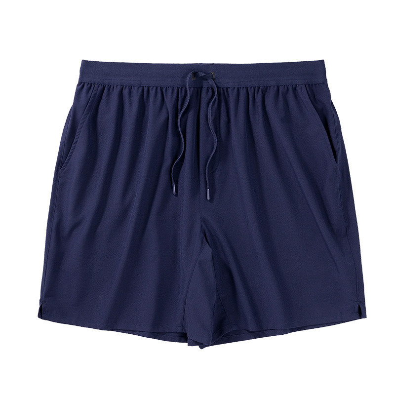 Alabama Outdoors Apparel AOA Men's Essential Short - 7", navy blue athletic shorts with an elastic waistband and drawstring for casual wear or active sports.