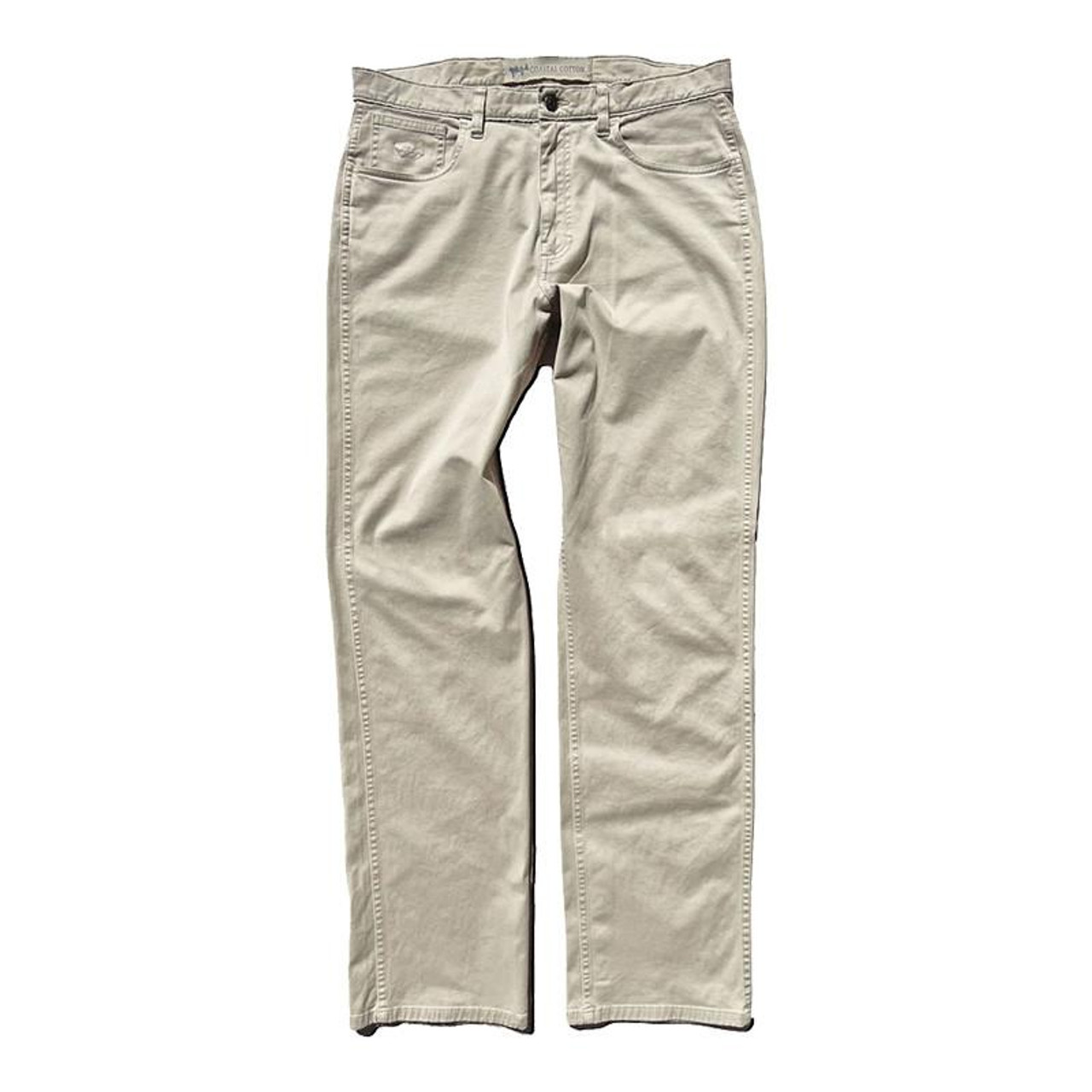 【2plan】365 Everyday Cotton Pants Coastal Cotton Five Pocket Stretch Twill Pant - 30