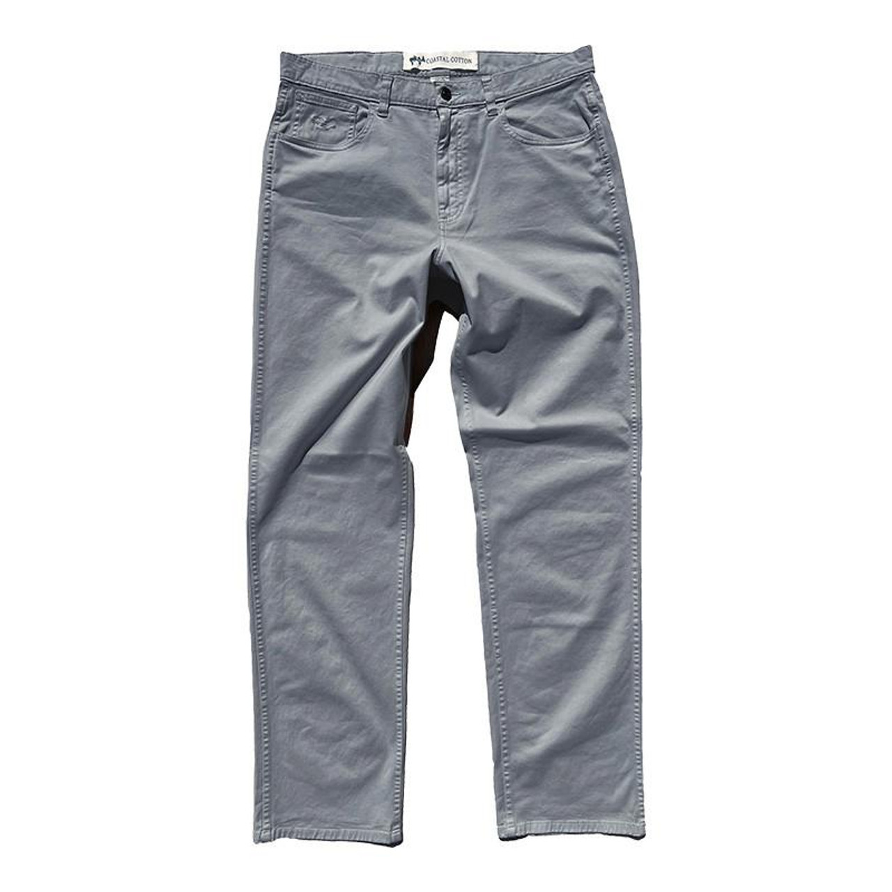 【2plan】365 Everyday Cotton Pants Coastal Cotton Five Pocket Stretch Twill Pant - 30