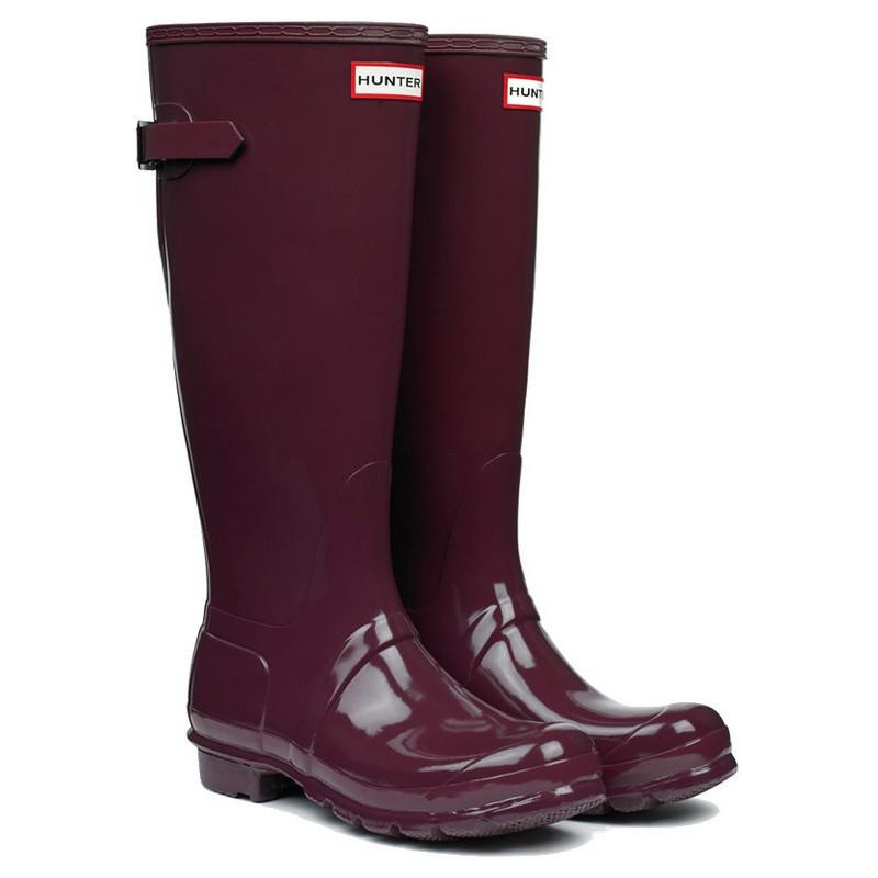 Hunter Women's Original Back Adjustable Gloss Boot