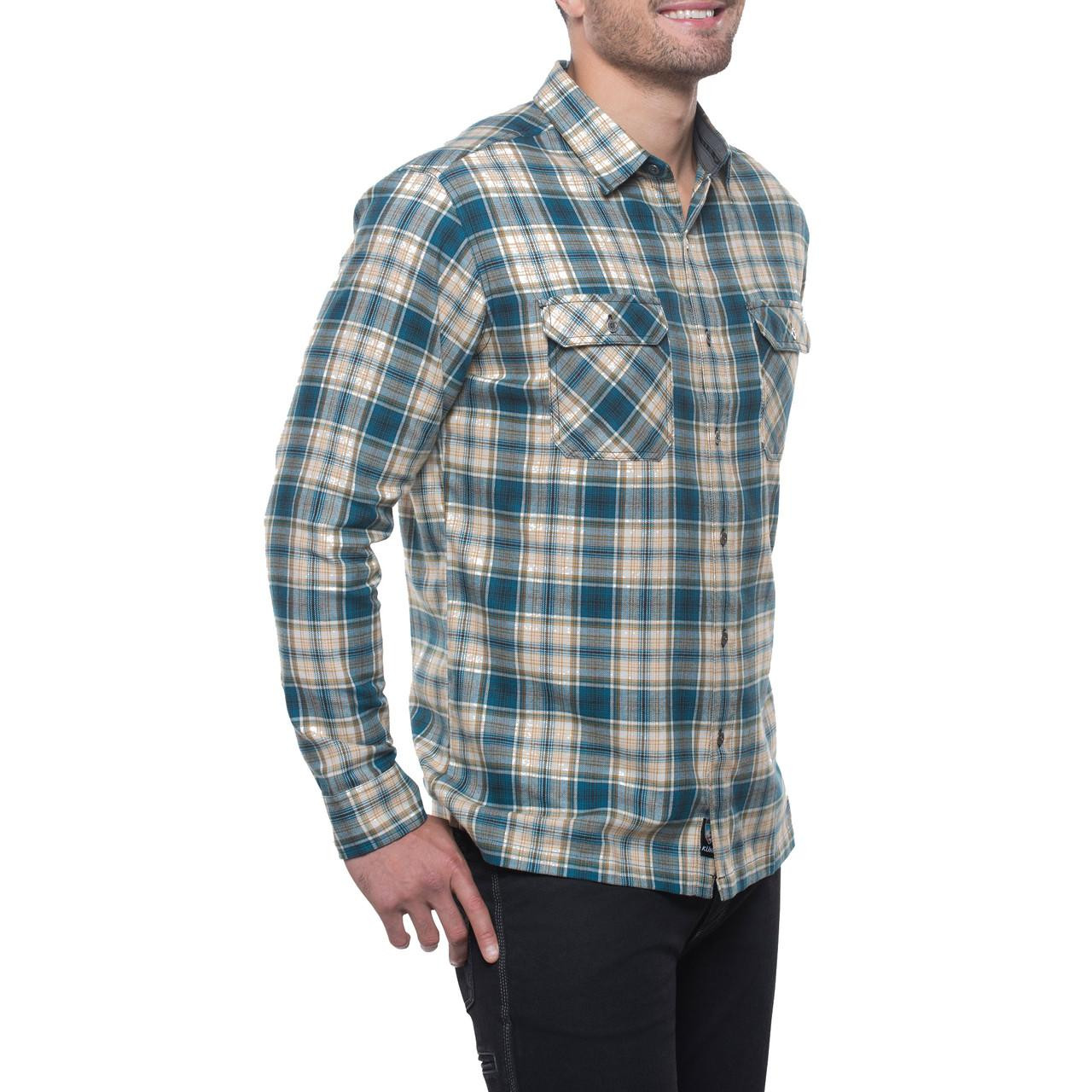  Kuhl Men's Dillingr Flannel Long Sleeve 
