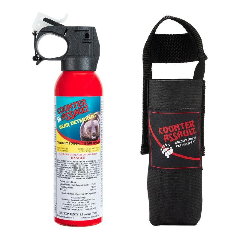 Counter Assault 8.1 oz. Bear Spray with Holster (Sealed Blister Pack) 