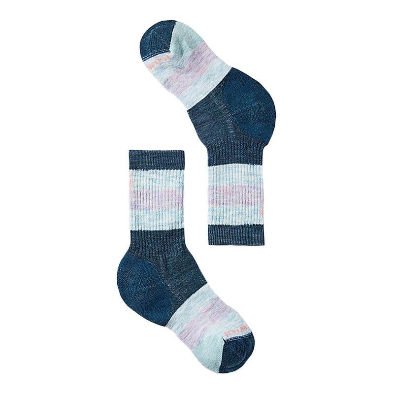  Smartwool Kids' Hike Full Cushion Striped Crew Socks 