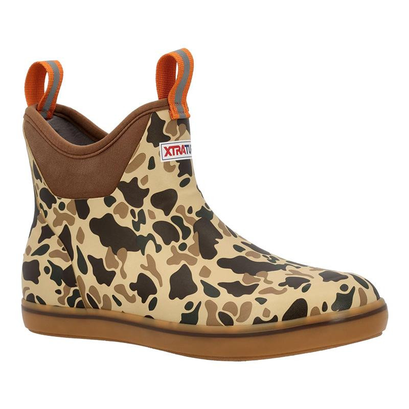 XTRATUF Men's Ankle Camo Deck Boots