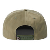 Duck Camp Brook Trout Hat, back view showing adjustable strap and beige color.