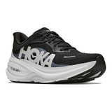 HOKA Men's Clifton PRO Running Shoe, black with white sole and bold HOKA logo on side.