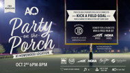 Party on the Porch: Friday October 2nd, 2026 
