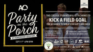 Party on the Porch: Friday September 11th, 2026