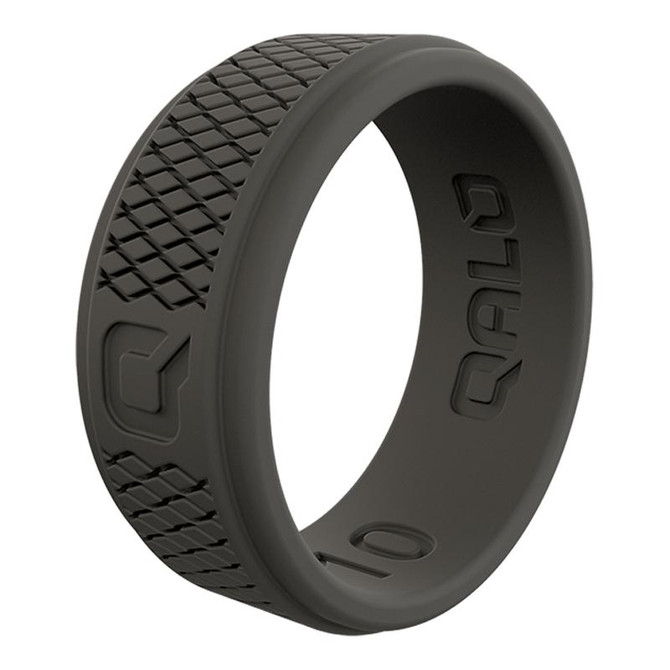 Qalo Men's Crosshatch Ring