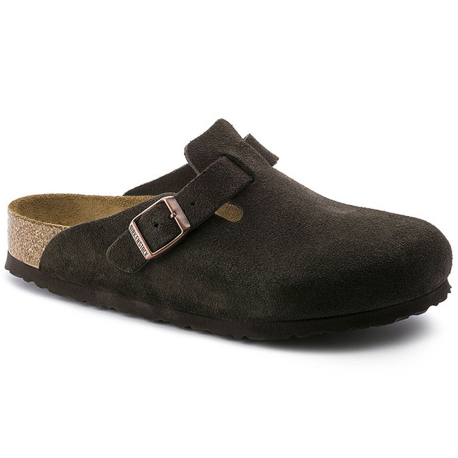 Boston Big Buckle Nubuck Leather Berry Crush | BIRKENSTOCK