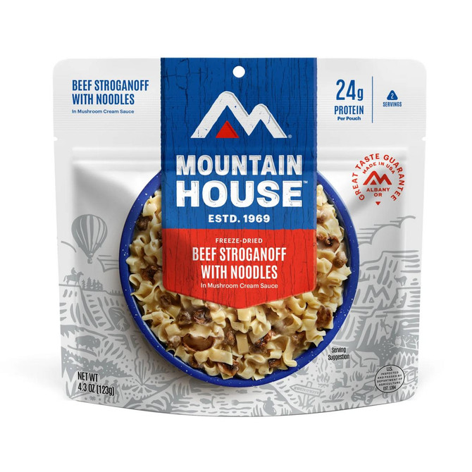 Mountain House Freeze Dried Food Mountain House Beef Stroganoff 