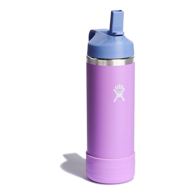Hydro Flask Hydroflask 18oz Kids Wide Mouth Straw Cap Bottle and Boot 