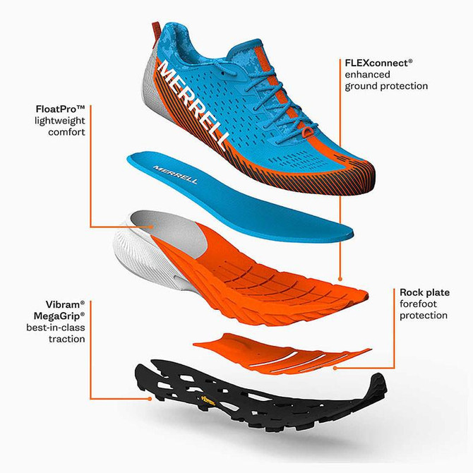  Merrell Men's Agility Peak 5 Trail-Running Shoes 